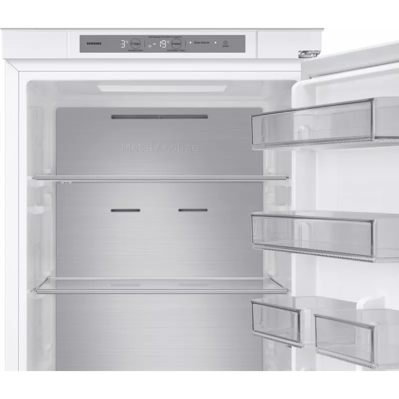 Samsung BRB80F30BES0EO Sisseehitatud Külmik-Sügavkülmik, 264L, No Frost, Digital Inverter, F Energiaklass