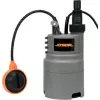 STHOR Musta vee pump 400W 79781 - Sukeldatav, 7500 L/h, 5m tõstekõrgus, ujuklüliti, 10m kaabel