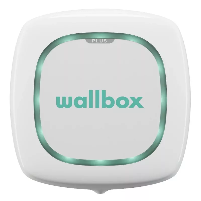 Wallbox Pulsar Plus 7.4 kW Type 2 elektrisõiduki laadimisjaam, valge 5m musta kaabliga