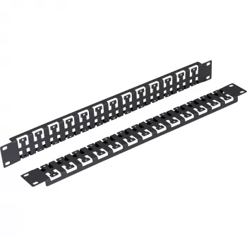 TRITON RAB-VP-X59-A1 19 inch 1U kaablihaldusplaat, must