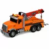 LEAN TOYS veoauto kraanaga teeäärse abi konksu tulede helidega oranž 1:18