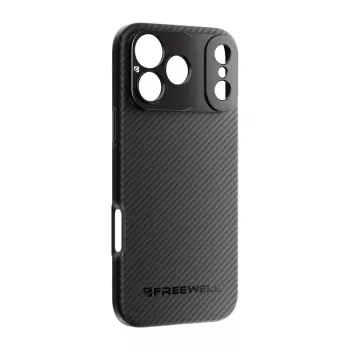 Freewell Sherpa Series korpus iPhone 17 Pro jaoks 17 mm keermestatud objektiivi kinnitusega - must