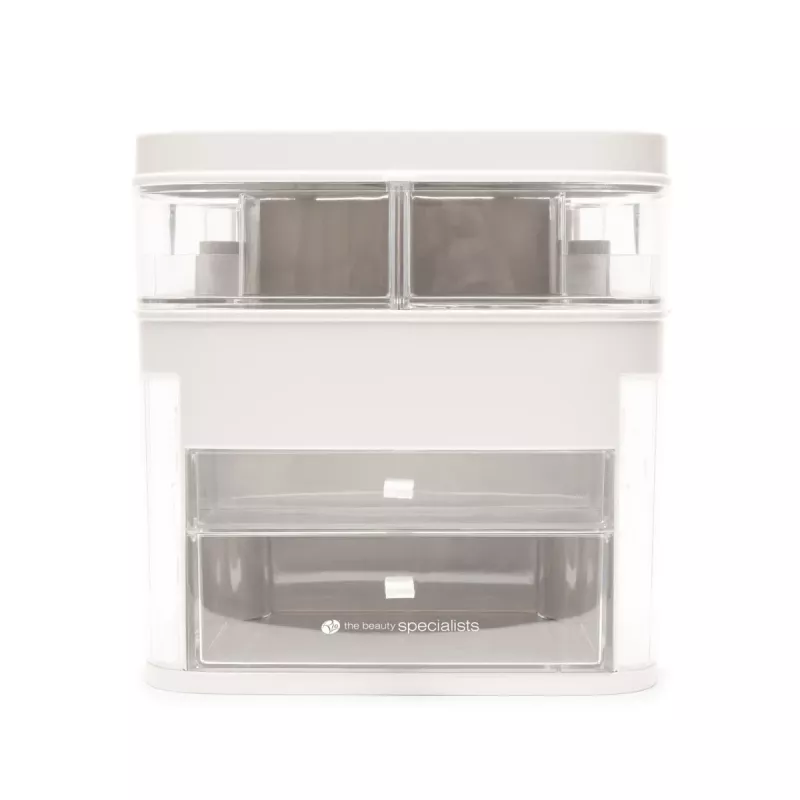 Rio CSSM-EU/1,2 Beauty Box kosmeetika hoiukarp kallutatavate alustega ja lukuga