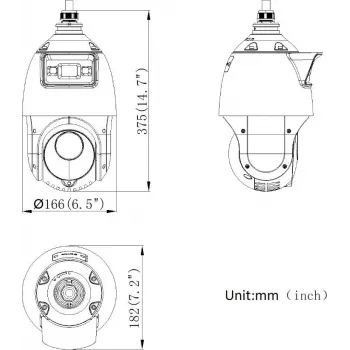 Hikvision DS-2SE4C425MWG-E/14(F0) 4 MP 25x võrgu-PTZ-kaamera AcuSense'iga