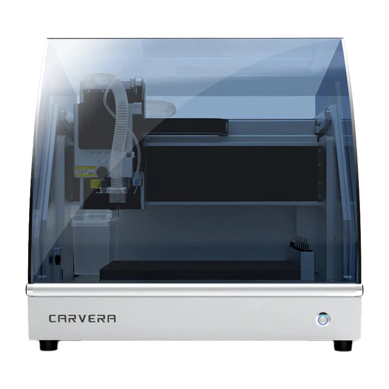 MAKERA Carvera CNC-ruuter – 3-teljeline laua-CNC-freespink 6-tööriista ATC-ga, 300W spindel, 240x160x100mm tööpiirkond