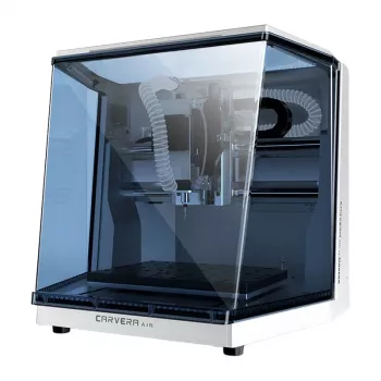 MAKERA AirDesCNC Carvera Air laua CNC-freespink, 3-teljeline 400W harjata spindel, 200x200x100mm tööpiirkond, täielikult suletud, Wi-Fi ja USB-C