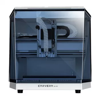 MAKERA AirDesCNC Carvera Air laua CNC-freespink, 3-teljeline 400W harjata spindel, 200x200x100mm tööpiirkond, täielikult suletud, Wi-Fi ja USB-C
