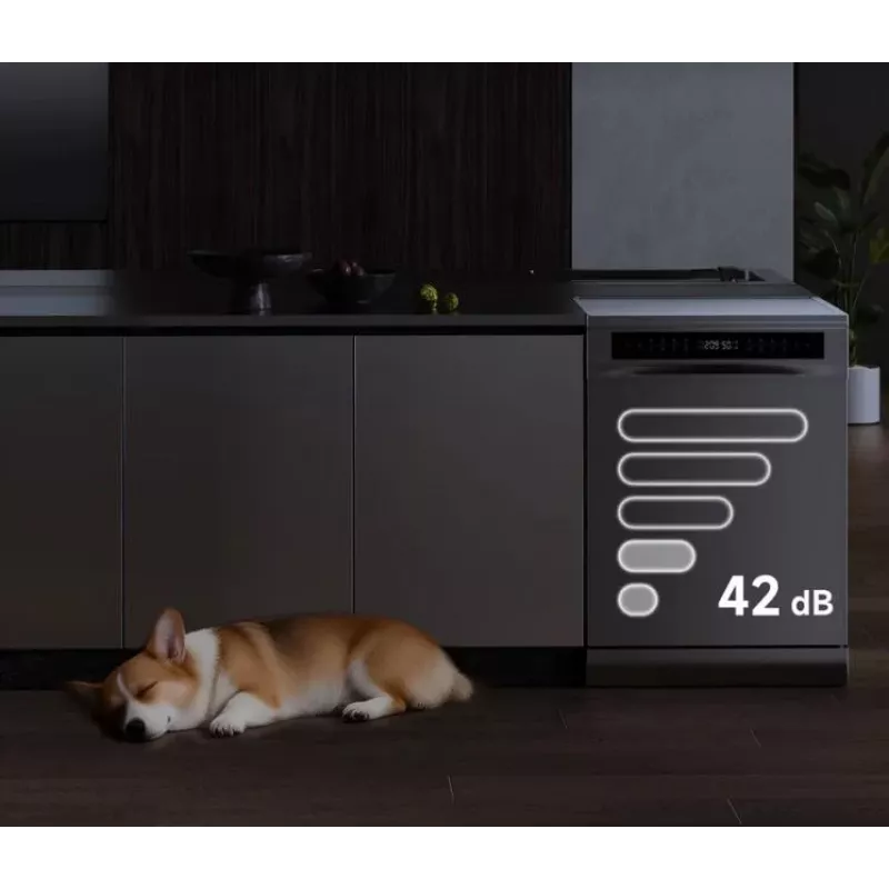 Dreame DZ401 Pro Sisseehitatud Nõudepesumasin 15 kattekohta Energiaklass C Roostevaba teras Wi-Fi