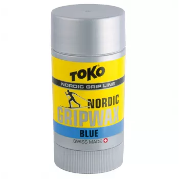 Toko Carbon GripWax Blue 25g - PFC-vaba tõukevaha külmale lumele (-7°C kuni -2°C)