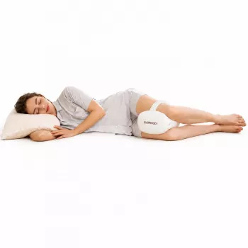 Momcozy EP001 Ergonoomiline mäluvahust põlvepadi külgmagajatele, kreemvalge