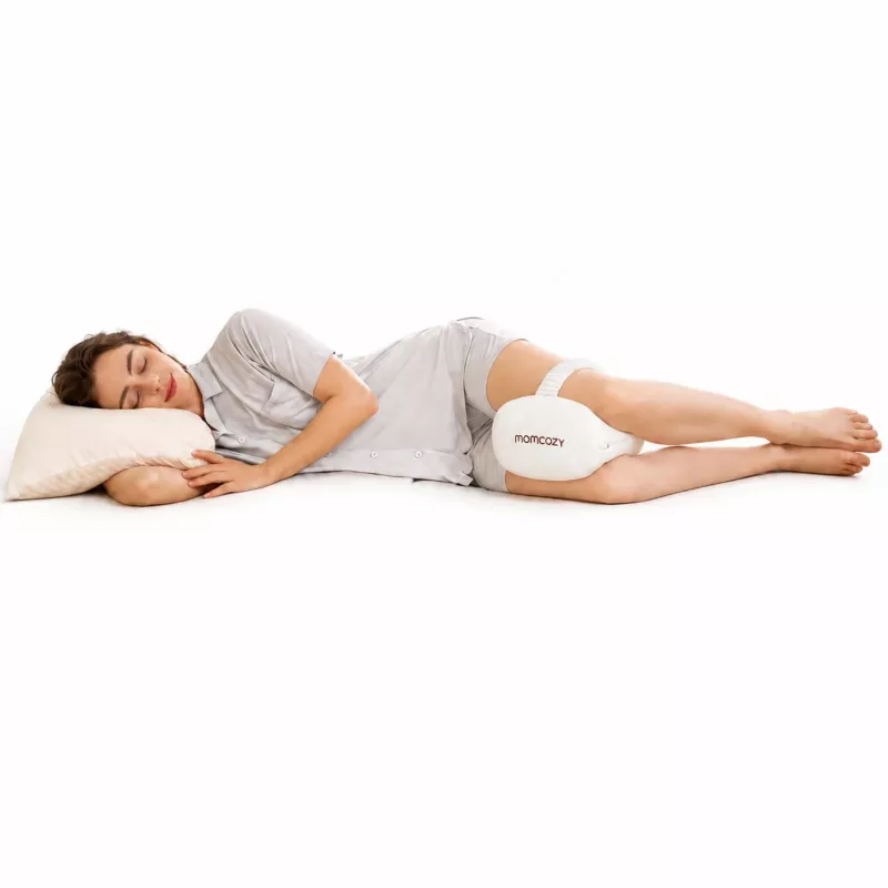 Momcozy EP001 Ergonoomiline mäluvahust põlvepadi külgmagajatele, kreemvalge