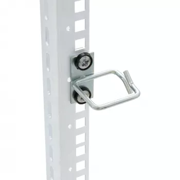 Triton RAX-D3-X44-X3 Kaablihaldusklamber, teras, must, 40x40mm