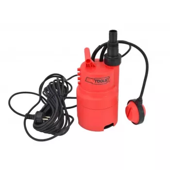 AWTOOLS AW85000 Sukelpump määrdunud vee jaoks 750W 12500L/h 8m tõstekõrgus ujuklüliti ja mitmeadapteriga