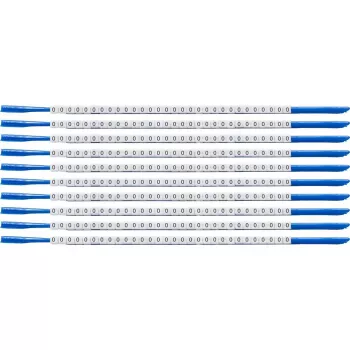 Brady SCN-07-0 Clipsleeve traadimarker, sümboliga '0', kollane, kaabli läbimõõt 1,9-2,4 mm, 300 tk pakendis
