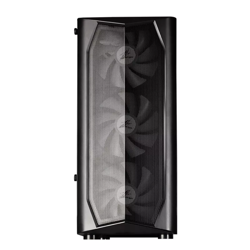 Zalman N4 Rev.1 Mid-Tower ATX korpus 6 ARGB ventilaatoriga, karastatud klaasiga, must