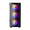Zalman N4 Rev.1 Mid-Tower ATX korpus 6 ARGB ventilaatoriga, karastatud klaasiga, must