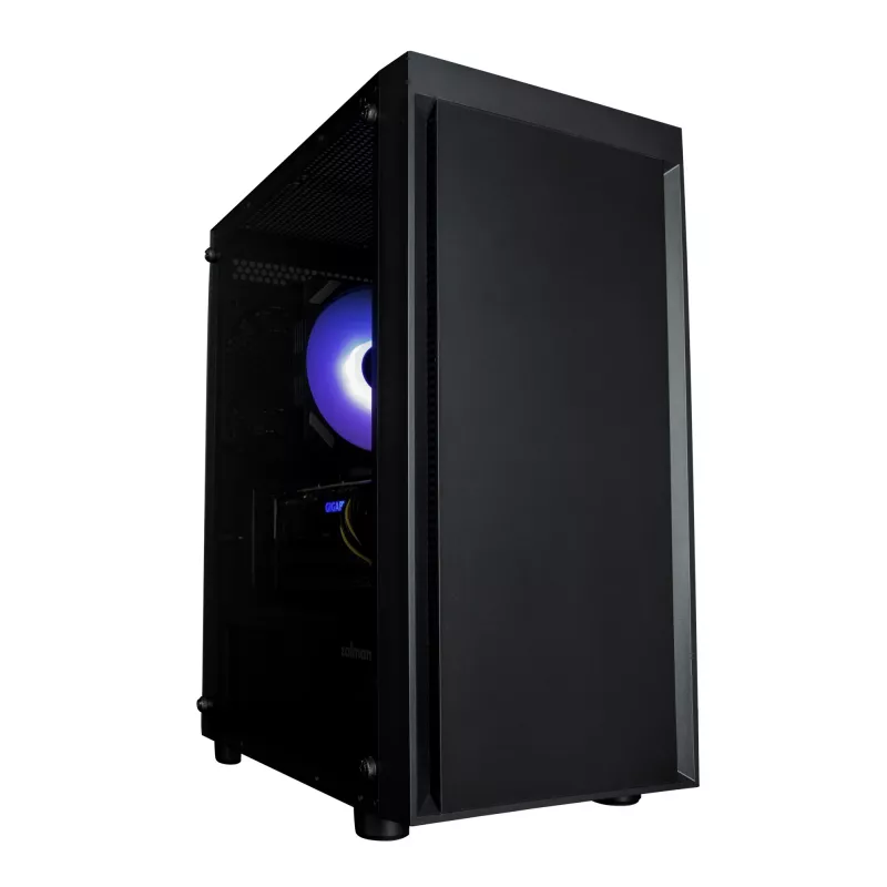 Zalman T3 PLUS mATX Mini Tower PC korpus, must, akrüülaken, 2 ventilaatorit