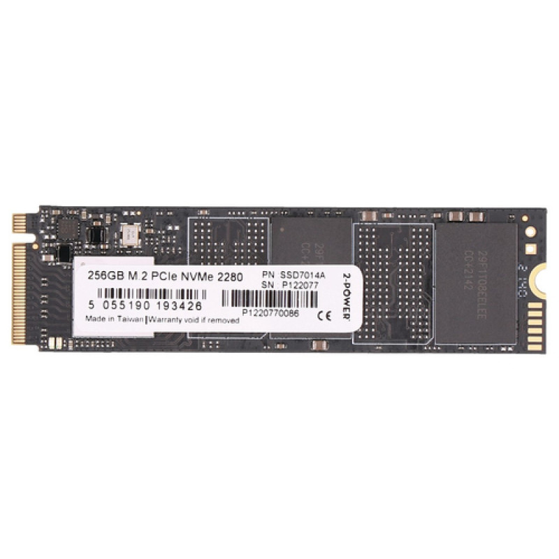 SSD-ketas 2-Power 256GB M.2 2280 PCIe 3.0 x4 NVMe (2P-00UP738)