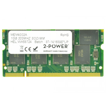2-power 1GB PC2700 333MHz SODIMM - 1 GB - DDR (2P-A0743536)