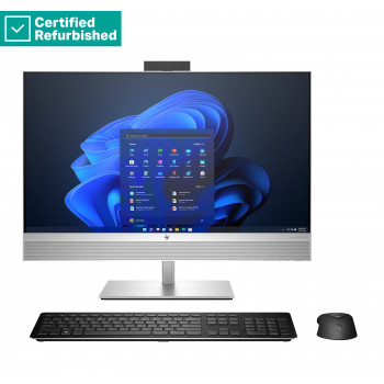 UUENDATUD HÕBEDANE HP Elite 870 G9 AIO All-In-One 27 - i7-14700, 32GB, 1TB SSD, 27 FHD puutevaba AG, FPR, kõrgusreguleeritav, USB-hiir, Win 11 Pro, 1 aasta (99A42ETR#AB8)