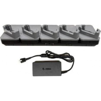 Zebra käeshoitavate seadmete laadimisjaam - seadmetele ilma kaitsekorpusteta - Ethernet - väljundpordid: 5 - 48,3 cm (19 inch)