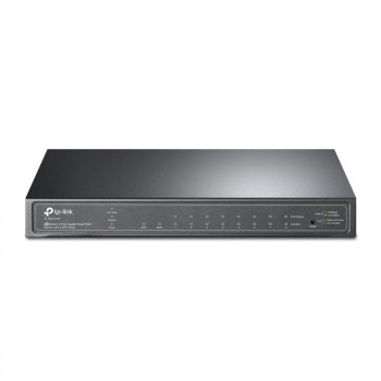 TP-LINK JetStream TL-SG2210P V3 - Switch - Smart - 8 x 10/100/1000 + 2 x SFP - lauaarvuti - PoE (58 W)