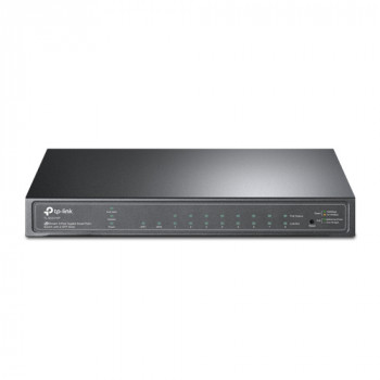 TP-LINK JetStream TL-SG2210P V3 - Switch - Smart - 8 x 10/100/1000 + 2 x SFP - lauaarvuti - PoE (58 W)