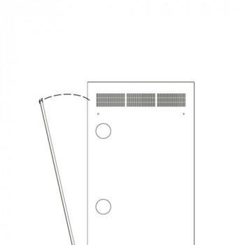 Middle Atlantic Products Middle Atlantic WR-seeria WR-RAP-24 - Rackpaneel - tagumine - must - 24U - 48,3 cm (19 inch)