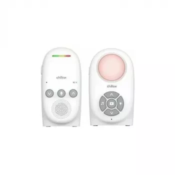 Chillax CB210 DECT digitaalne heli beebimonitor kahesuunalise side, temperatuurianduri ja öövalgustiga, valge