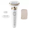 Braun Silk-épil 9 Flex SES9-011 3D epilaator, märg ja kuiv, valge/kuldne