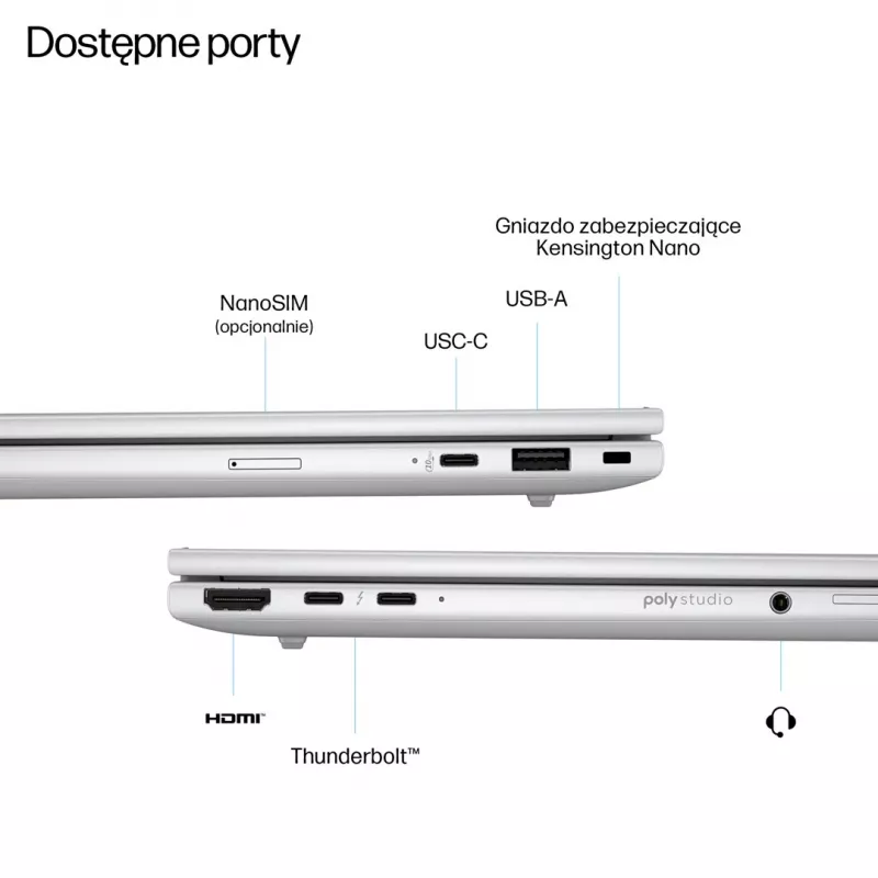 HP EliteBook 8 G1i 14 inch WUXGA Intel Core Ultra 5 225U 32GB RAM 1TB SSD 5G Windows 11 Pro Glacier Silver