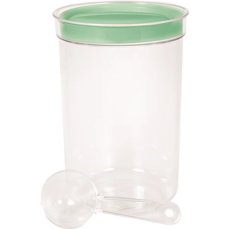 CURVER ümmargune toidukauss lusikaga, 1,7 l, erinevad värvid, BPA-vaba plast