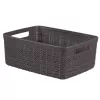 Curver Jute korv S 5L 27x20x11cm tumehall