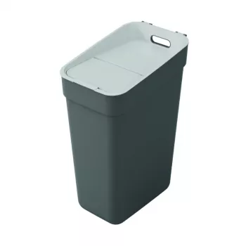 CURVER Ready To Collect 30L taaskasutusprügikast tumehall/helehall