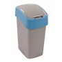 CURVER Flip Bin 9L hõbedane/sinine prügikast