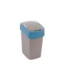 CURVER Deco Flip Bin 25L prügikast hõbedane/sinine