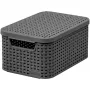 CURVER Style S hoiukarp kaanega, 29,1 x 19,8 x 14,2 cm, tumehall, 8,2 l