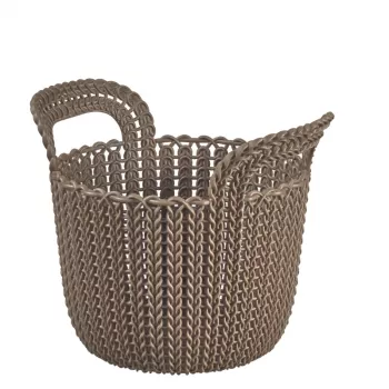 CURVER Korv Knit XS Ümar 3L 23x19x19 cm Pruun