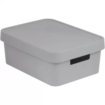 Curver Infinity Recycled 11L hoiukarp kaanega, hall, 36x27x14cm