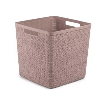 CURVER Jute korv kandiline 17L 28x28x27cm roosa