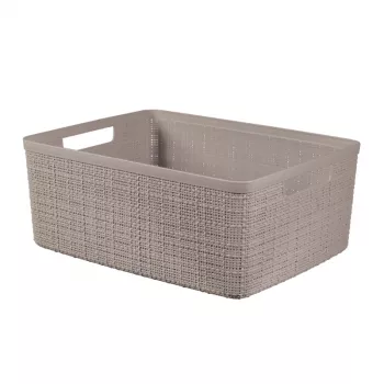 CURVER Jute korv M 12L 36x28x15cm Beež
