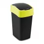 CURVER Flip Bin 25L prügikast must/kollane