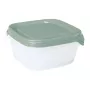 CURVER Fresh&Go ruudukujuline toidukarpide komplekt 3 x 0,8 L roheline
