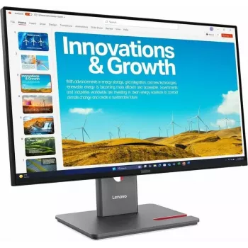 Lenovo ThinkVision P24qD-40 23,8 inch QHD IPS monitor USB-C 75W, HDMI, DP, reguleeritava kõrgusega, must monitor Lenovo Thinkvision P24QD-40