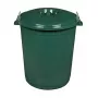 KEEEPER Hugo 70L Mega prügikast, tumehallroheline, Ø55 x 60,5 cm, ümmargune, eemaldatava kaanega, sise-/väliskasutuseks, UV- ja külmakindel