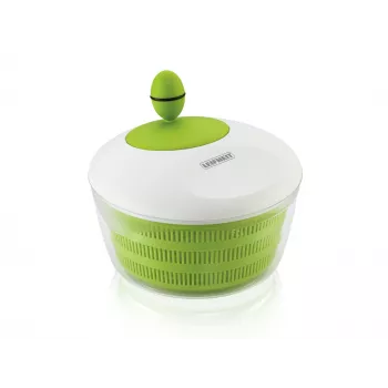 LEIFHEIT salatiivool Trend 4.5L vändaga salatispinner koos serveerimiskausiga, roheline kaas