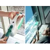 LEIFHEIT aknapesu tolmuimeja Dry&Clean koos 43 cm Click System käepidemega, elektriline aknapesu tolmuimeja, valge/türkiissinine