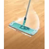 LEIFHEIT Clean Twist XL 42 cm ülipehme mikrofiibrist lamepesu-mopikomplekt pöörleva väänajaga ja teleskoophoovaga, roheline/türkiissinine