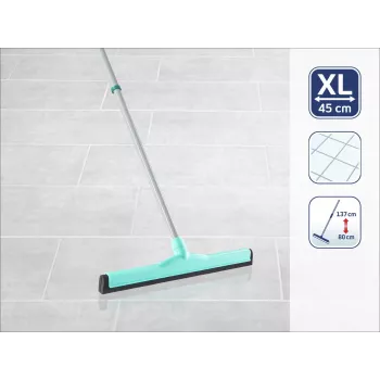 LEIFHEIT Classic Aqua Collect põrandakaabits teleskoopvarrega, 45 cm, roheline/valge