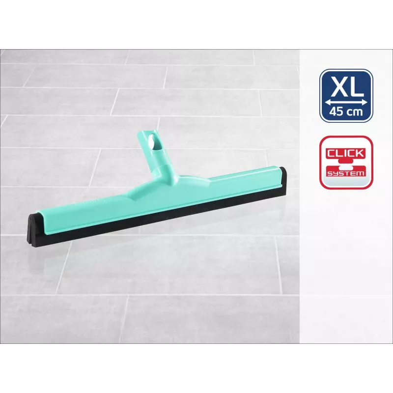 LEIFHEIT Click System põrandakaabitsa pea 45 cm vee kogumiseks, kahekordne kummihuul, sinine/valge